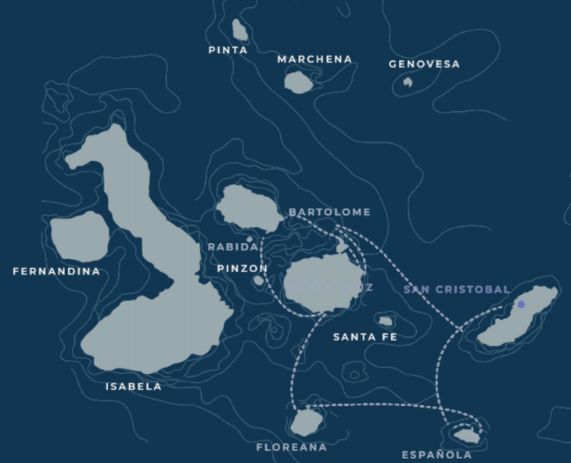 2025 Galapagos Map